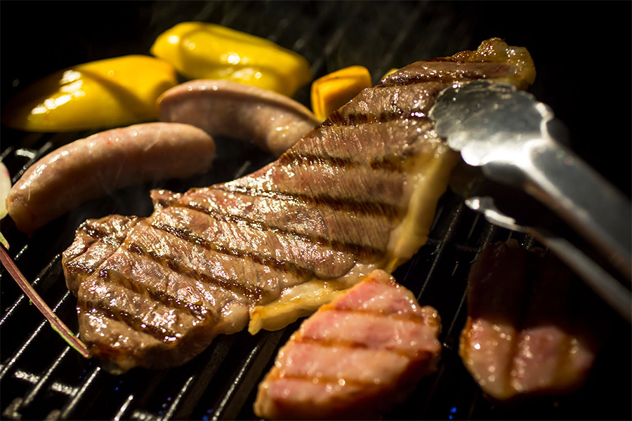 Original glamping BBQ